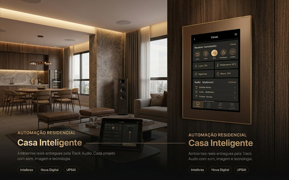 Sonorização e menuboard para bar e restaurante em Goiânia — projeto Track Áudio